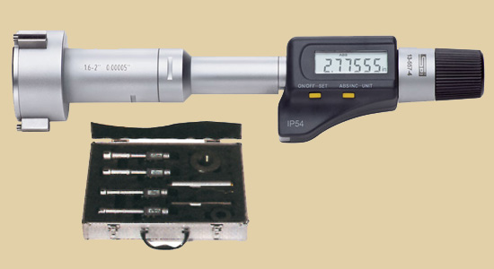 3 point internal micrometer